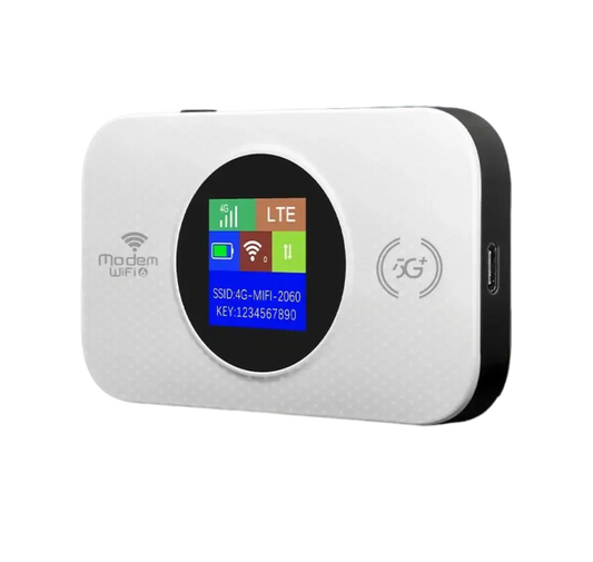 E5786 Compact 4G MiFi WiFi Hotspot - 10-Device Sharing, Plug & Play & No Contract Required