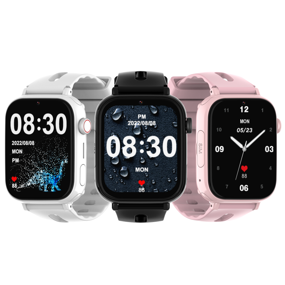 DF90 4G Kids Smart Watch with GPS Tracking & Video Call - HD Touchscreen, Multi-Language & Family Sharing